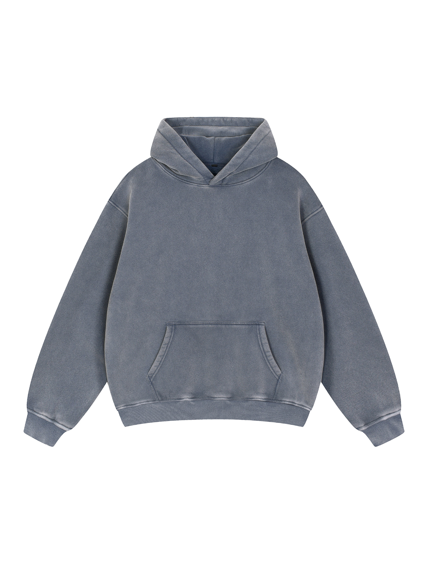 Still Water Pigment Pullover in Dusty slate blue