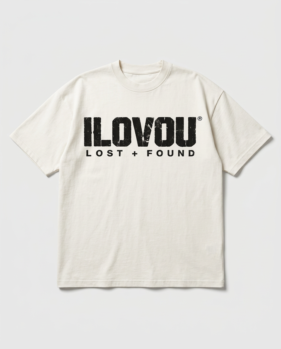The Lost + Found Tee in Bone